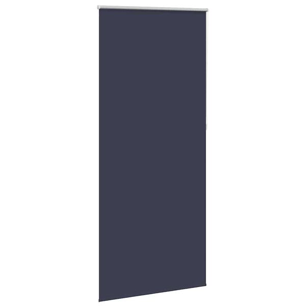 vidaXL Tenda a rullo oscurante 124,4x230 cm Tessuto Larghezza 120 cm blu marino