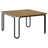 vidaXL Tavolino da salotto Rovere Artigianale 100 x 100 x 45 cm