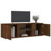 vidaXL Mobile Porta TV Rovere Marrone 120x34x37 cm Legno Multistrato