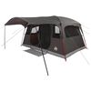 vidaXL Tenda a tunnel con tetto Marrone Grigio 427 x 305 x 205 cm