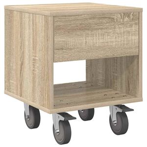vidaXL Comodino Rovere Sonoma 40,5 x 40 x 48 cm Legno multistrato