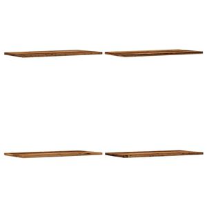 vidaXL Mensole a Parete 4 pz Legno Antico 60x30x1,5 cm in Truciolato