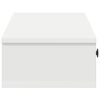 vidaXL Scaffale a Parete con Cassetti Bianco 100x37,5x19 cm Truciolato