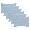 vidaXL Federa 6 pz HEERLEN Azzurro 30 x 50 cm