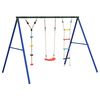 vidaXL Set Gioco da Esterno con Altalena Scala e Altalena a Disco