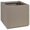 vidaXL Vaso da giardino Grigio 36 x 36 x 35 cm Polipropilene
