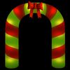 vidaXL Ingresso ad Arco Gonfiabile con LED 270 cm