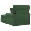 vidaXL Chaise Longe con Gonna Verde Giungla 91 x 157 x 91 cm