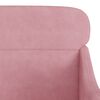 vidaXL Poltrona Rosa 63x76x80 cm Velluto
