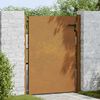 vidaXL Cancello da giardino 100x150 cm in acciaio Corten