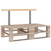 vidaXL Schienale per Divano Pallet 110 cm in Legno Massello di Pino