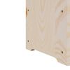 vidaXL Portavini Pannello Superiore 67,5x25x60 cm Legno Massello Pino