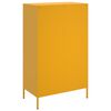 vidaXL Credenza Giallo Senape 68x39x113 cm in Acciaio