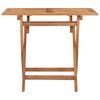 vidaXL Set da Pranzo da Giardino 5 pz Pieghevole in Massello di Teak