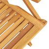 vidaXL Set da Pranzo per Giardino 5 pz in Legno Massello di Teak