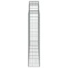 vidaXL Cesti Gabbioni ad Arco 10 pz 200x30x140/160 cm Ferro Zincato