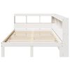 vidaXL Letto Libreria senza Materasso Bianco 135x190 cm Legno di Pino