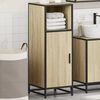 vidaXL Mobiletto da bagno Rovere Sonoma 35x37,5x100 cm Legno ingegnerizzato