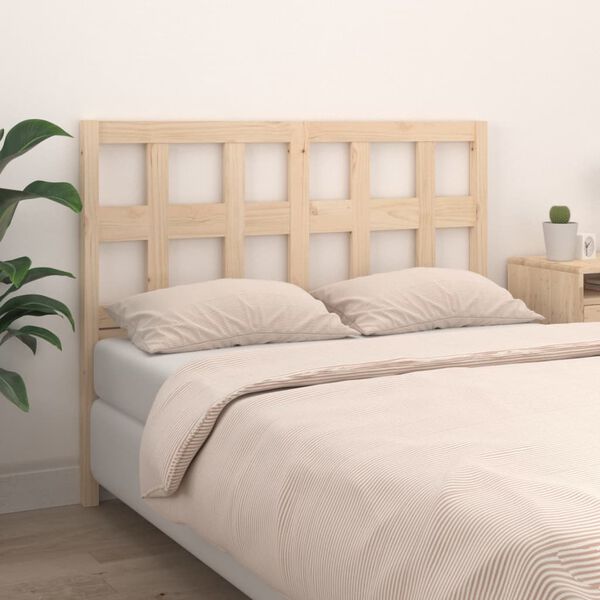 vidaXL Testiera per Letto 185,5x4x100 cm in Legno Massello di Pino