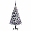 vidaXL Albero di Natale artificiale con 150 LED Verde 150 cm