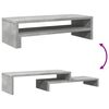 vidaXL Supporto per Monitor Grigio Cemento 54x22x15 cm in Truciolato