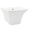 vidaXL Lavabo Bianco 53 x 44 x 37 cm Ceramica Smaltata