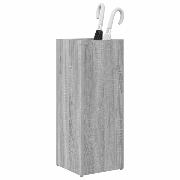 vidaXL Supporto per Ombrellone Grigio Sonoma 25 x 24,5 x 64 cm