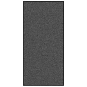 vidaXL Tappetino Altro Antracite e Nero 120 x 250 cm Poliammide e PVC