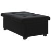 vidaXL Divano letto Nero 194 x 67 x 82 cm Velluto