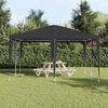 vidaXL Tenda Party Antracite 400 x 400 x 266 cm Polietilene e Acciaio