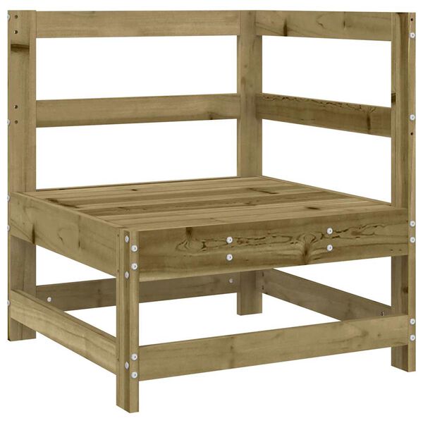 vidaXL Set Divani da Giardino 8 pz in Legno Impregnato di Pino