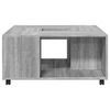 vidaXL Tavolino da Salotto Grigio Sonoma 80x80x40 cm Legno Multistrato