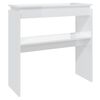 Tavolo consolle bianco lucido 102x30x80 cm in truciolato | Leroy Merlin