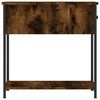 vidaXL Comodino Rovere Fumo 30x60x60 cm Legno Multistrato