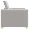 vidaXL Divano letto estraibile singolo Grigio nuvola 90 x 165 x 87 cm