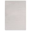 vidaXL Tappeto 140x200 cm Similpelle di Coniglio Grigio