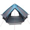 vidaXL Tenda Teepee con tetto Blu e Grigio 490 x 410 x 210 cm
