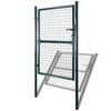 vidaXL Cancello da giardino in rete per recinzione, porta, parete, griglia 100x125 cm
