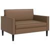 vidaXL Poltrona XXL Cappuccino Similpelle