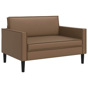 vidaXL Poltrona XXL Cappuccino Similpelle