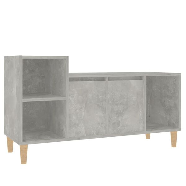 vidaXL Mobile per TV Grigio Cemento 100x35x55 cm Legno Multistrato