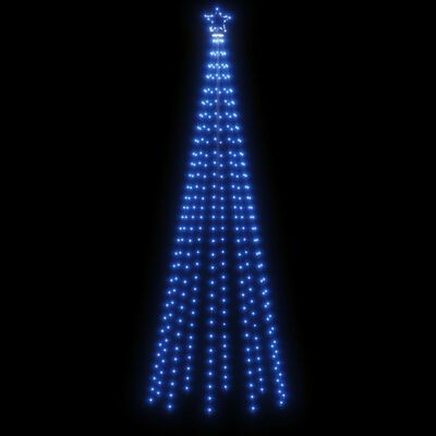 vidaXL Albero di Natale a Cono Blu 310 LED 100x300 cm