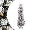 vidaXL Albero di Natale artificiale con 300 LED Bianco 210 cm