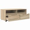 vidaXL Mobile TV Rovere Sonoma 100 x 48 x 43 cm Legno multistrato
