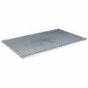 vidaXL Grata Argento 100 x 60 x 2 cm Acciaio Zincato a Caldo