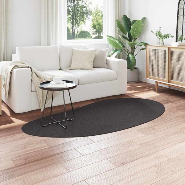 vidaXL Tappeto Antracite 100 x 200 cm Poliestere