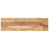 vidaXL Piano per Tavolo 120x40x2,5cm Rettangolare Legno Massello Mango