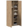 vidaXL Highboard rovere artigianale 80 x 35 x 180 cm Legno multistrato