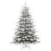 vidaXL Albero di Natale Artificiale con Rami Pieghevoli Bianco 180 cm