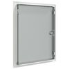 vidaXL Pannello di Accesso Bianco 63 x 33 x 3 cm Acciaio